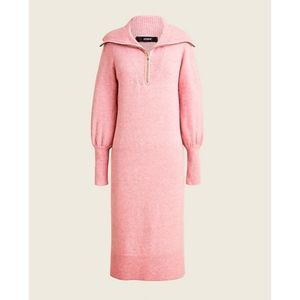 Half-Zip Sweater Dress